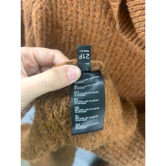 KÜHL Alpaca Blend Turtleneck Sweater Brown Textured Knit Women’s XL - Picture 7 of 9